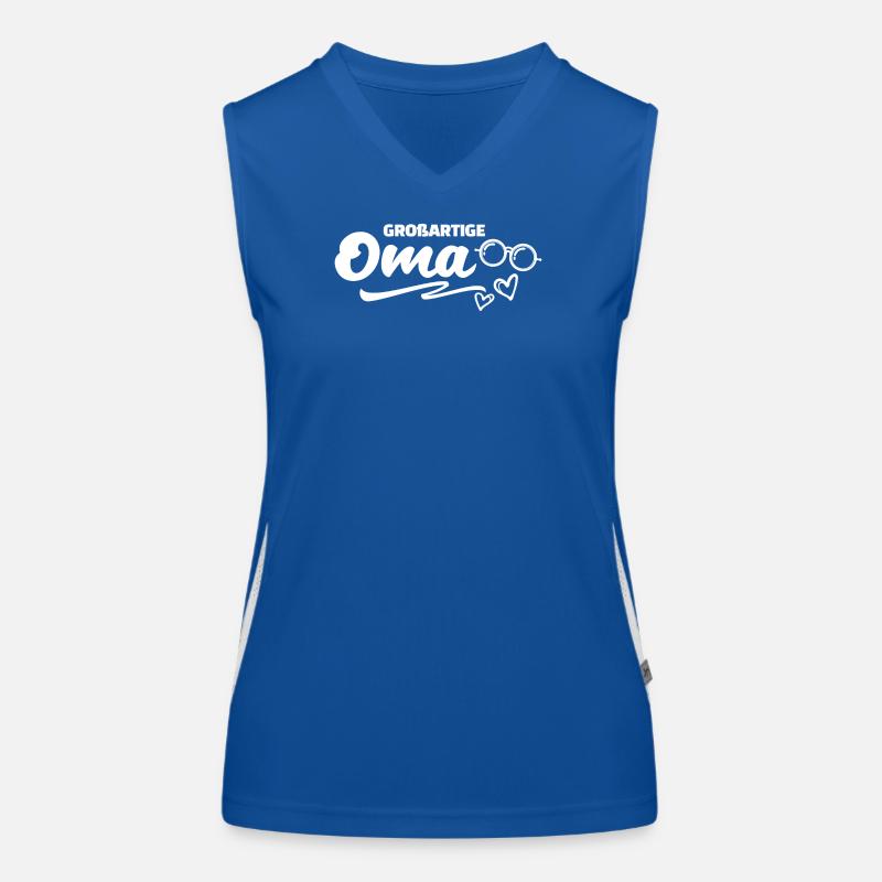 Großmutter Cool Oma Statement Brille Großmama Funktionelles Kontrast-Tank Top für Frauen