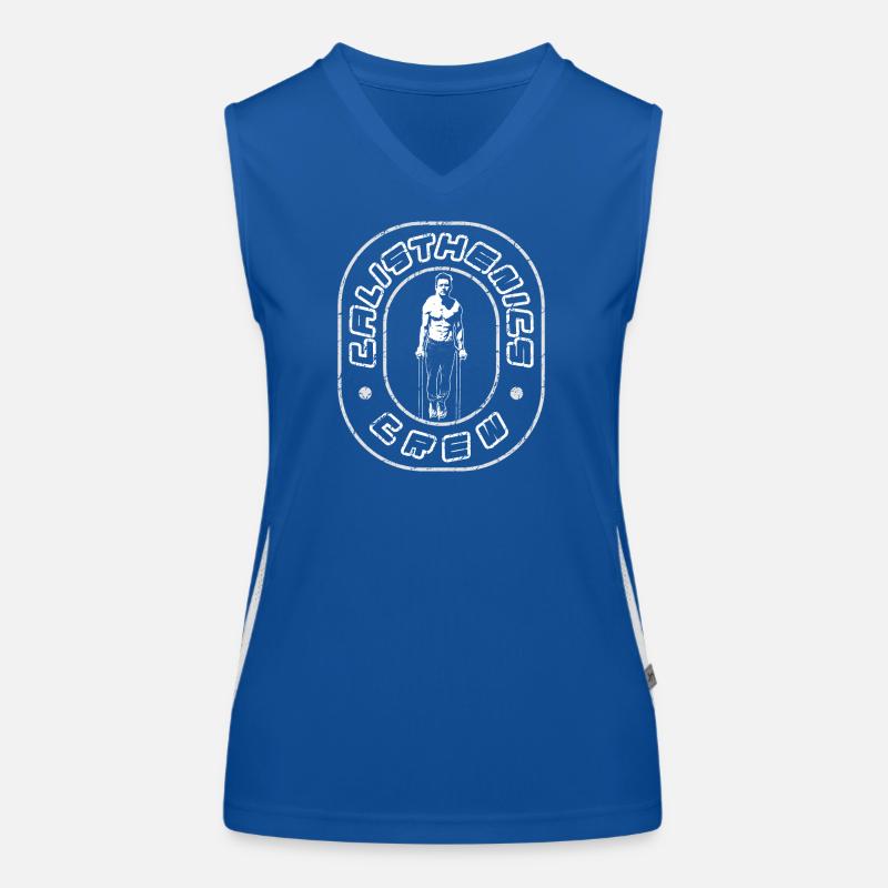 Calisthenics Crew Ringtraining Emblem Funktionelles Kontrast-Tank Top für Frauen