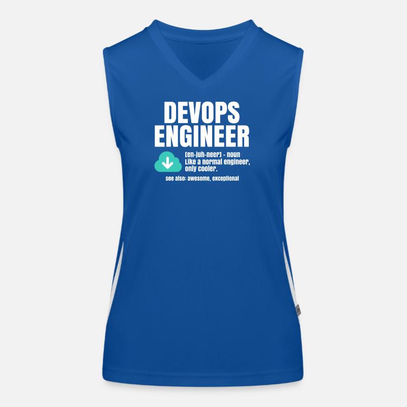 Ingénieur Devops Débardeur respirant contrasté Femme