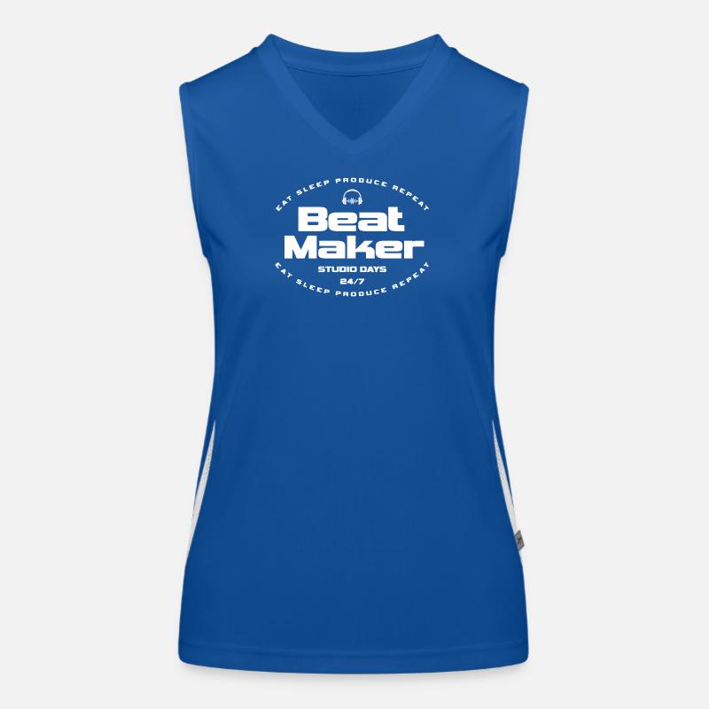 Beat Maker Studio Days Funktionelles Kontrast-Tank Top für Frauen