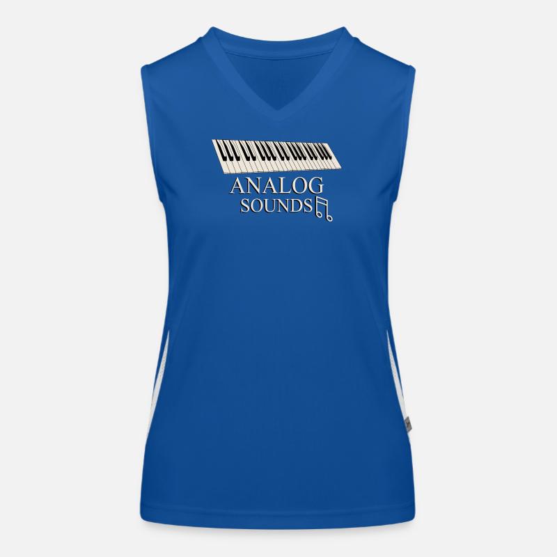 Pianist Funktionelles Kontrast-Tank Top für Frauen