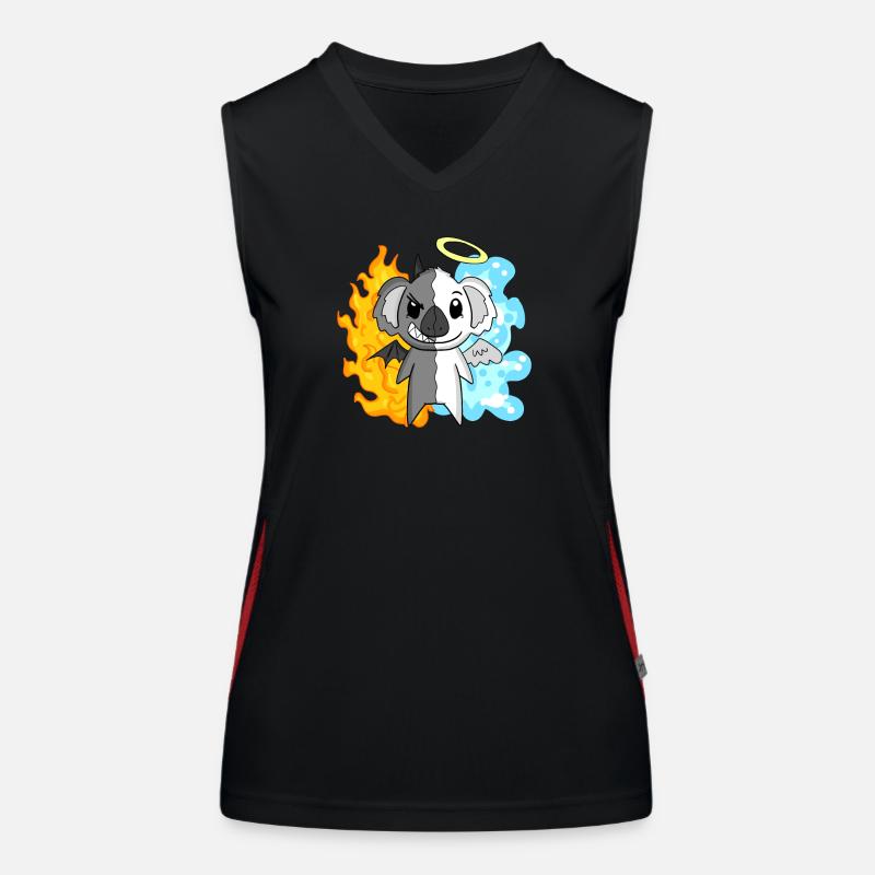 Koala - Angels and Devils Women's Functional Contrast Tank Top