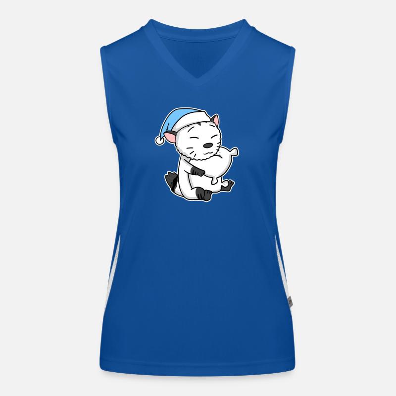 Cat cat breed American Bobtail Women's Functional Contrast Tank Top
