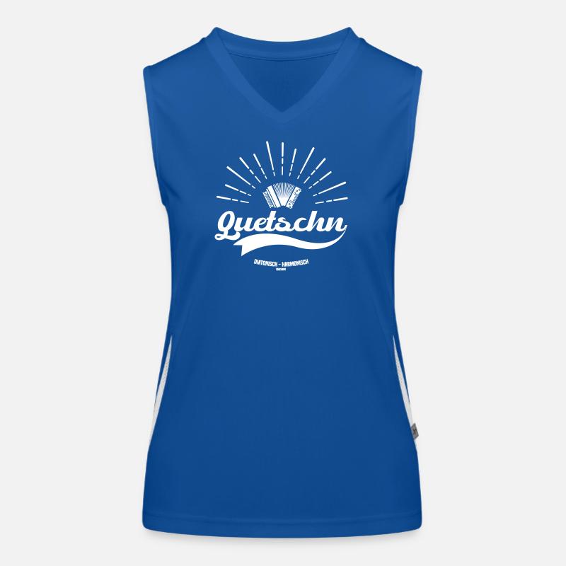 Quetschn diatonisch harmonisch | ZiachON! Funktionelles Kontrast-Tank Top für Frauen