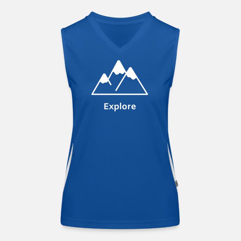 Explores Women's Functional Contrast Tank Top