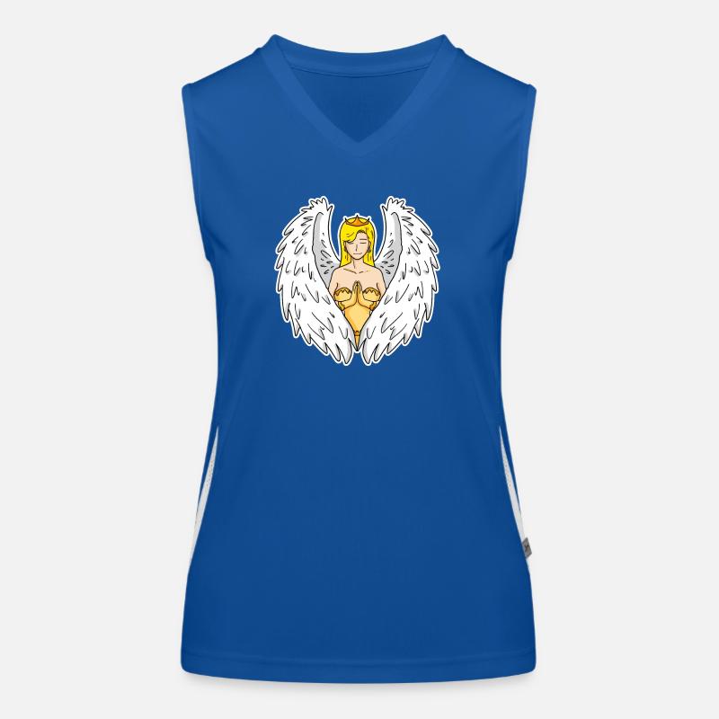 Schutzengel Funktionelles Kontrast-Tank Top für Frauen