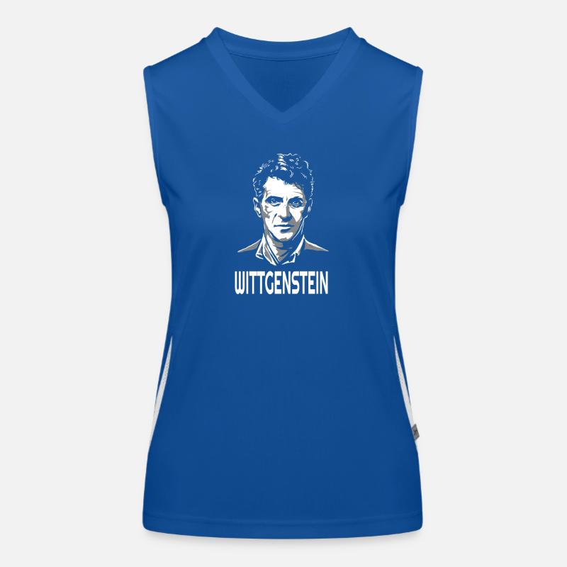 Ludwig Wittgenstein - Austrian philosopher Women's Functional Contrast Tank Top