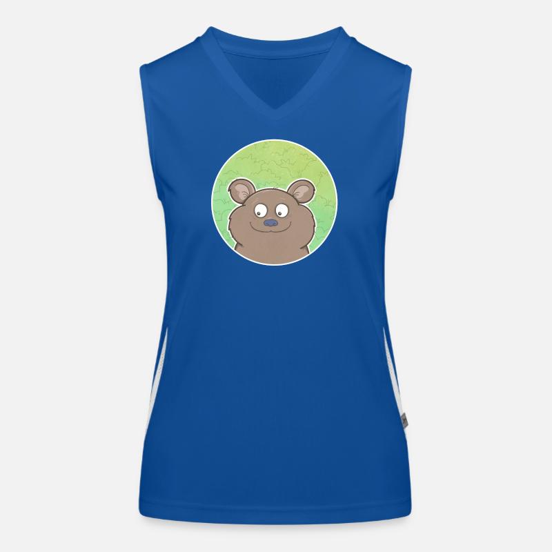 Bär Funktionelles Kontrast-Tank Top für Frauen