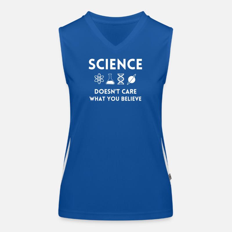 science, fan de science, scientifique Débardeur respirant contrasté Femme
