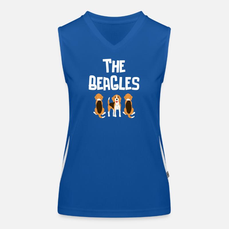 Beagle, Jagd, Jagdhund Funktionelles Kontrast-Tank Top für Frauen