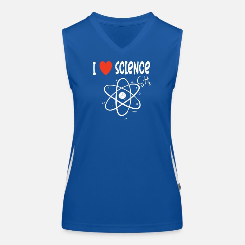 I love science Women's Functional Contrast Tank Top