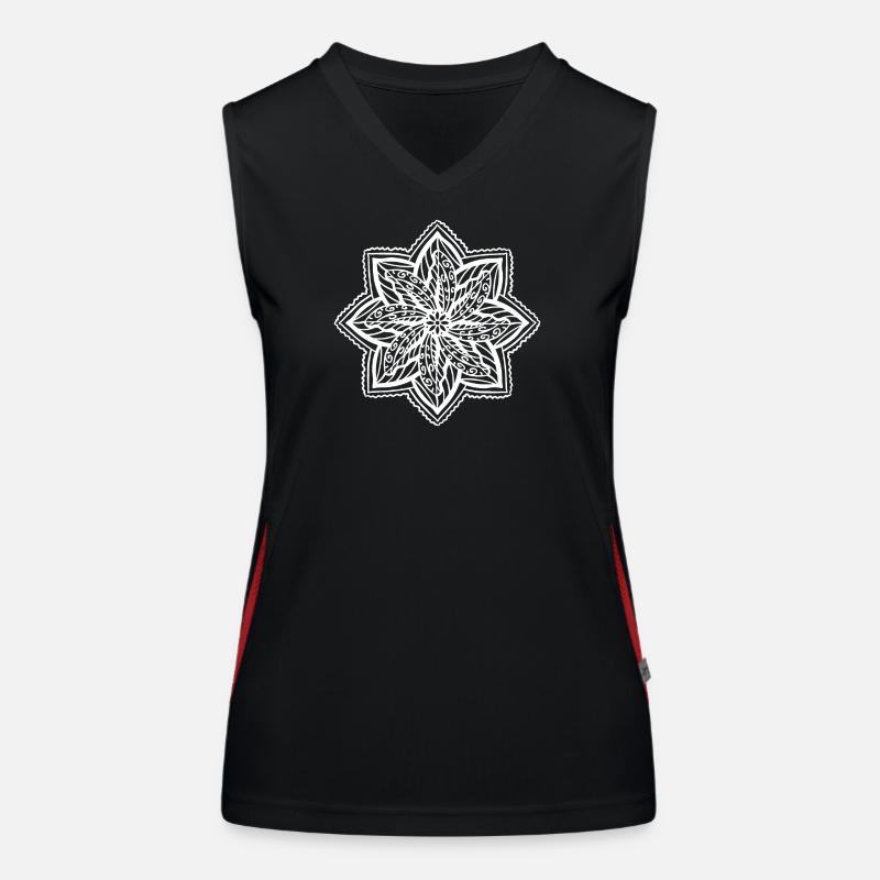 Mandala Débardeur respirant contrasté Femme