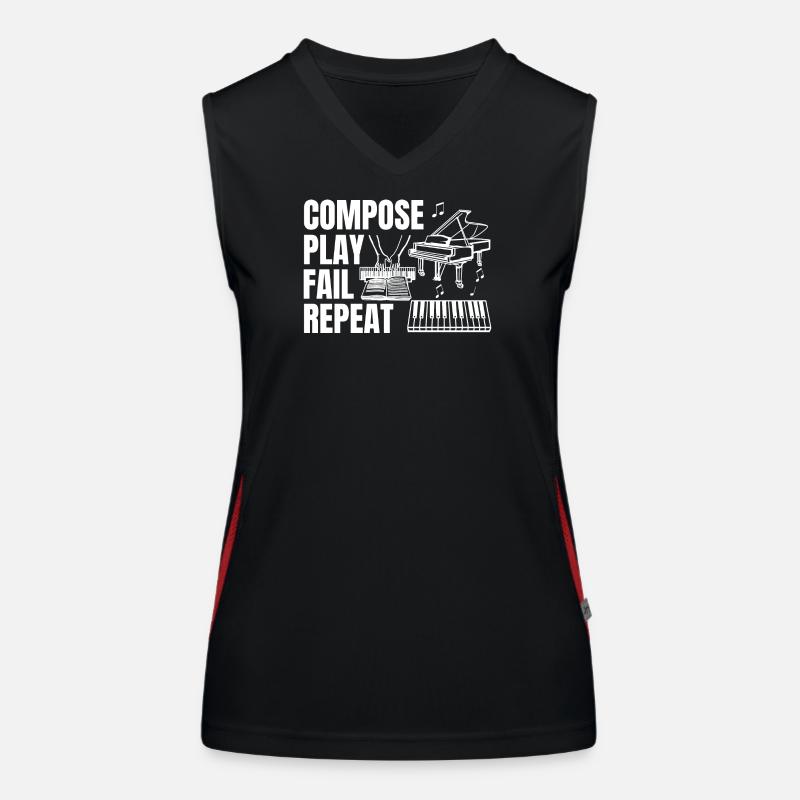 Composing Play Fail Repeat Women's Functional Contrast Tank Top