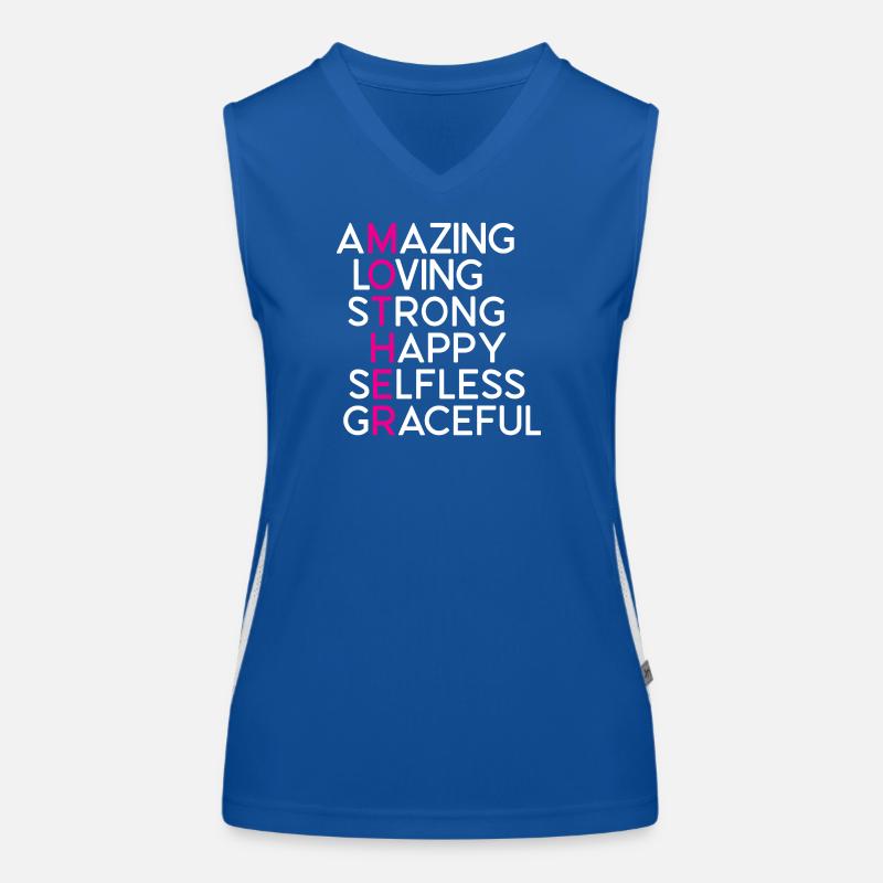 Die beste Mutter aller Zeiten Funktionelles Kontrast-Tank Top für Frauen