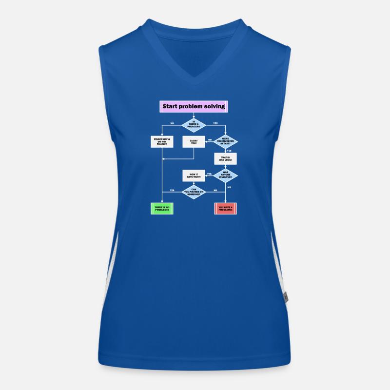 Résolution de problème Débardeur respirant contrasté Femme