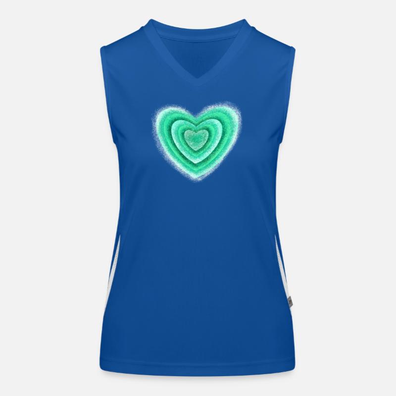 Heart Women's Functional Contrast Tank Top