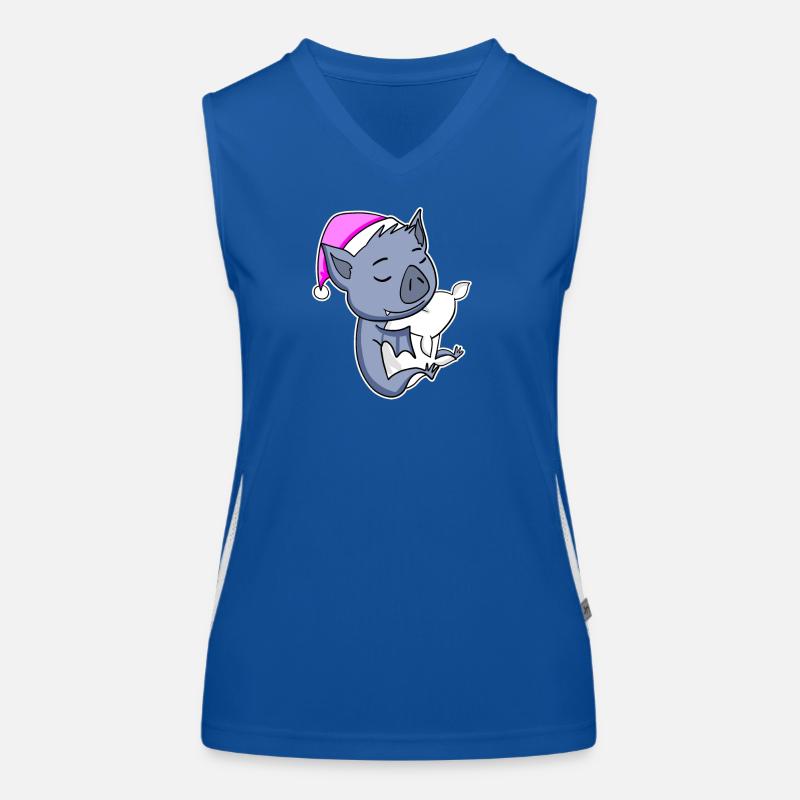 Fledermaus Funktionelles Kontrast-Tank Top für Frauen