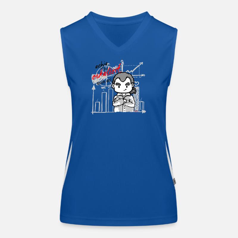 Das eskaliert doch eh |Chef | Manager Funktionelles Kontrast-Tank Top für Frauen