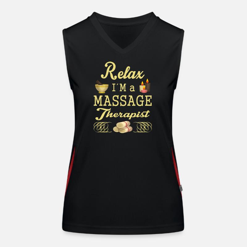 Massagetherapie Funktionelles Kontrast-Tank Top für Frauen