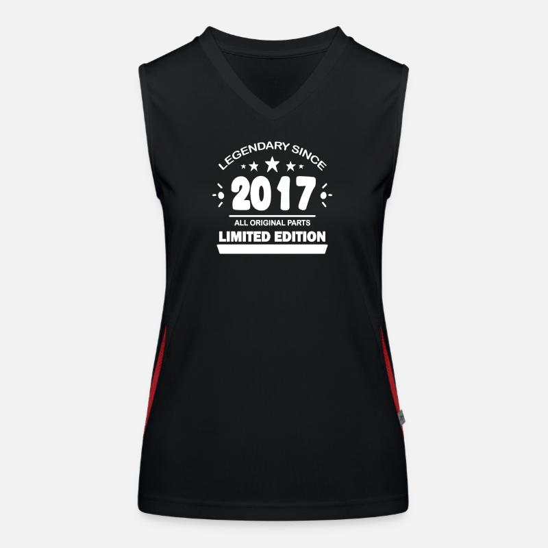 2017 Débardeur respirant contrasté Femme