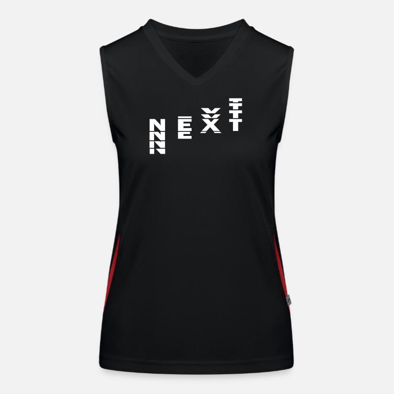 NEXT - Women's Functional Contrast Tank Top - black/red