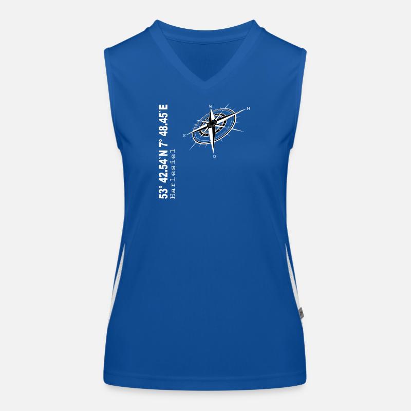 Harlesiel Funktionelles Kontrast-Tank Top für Frauen