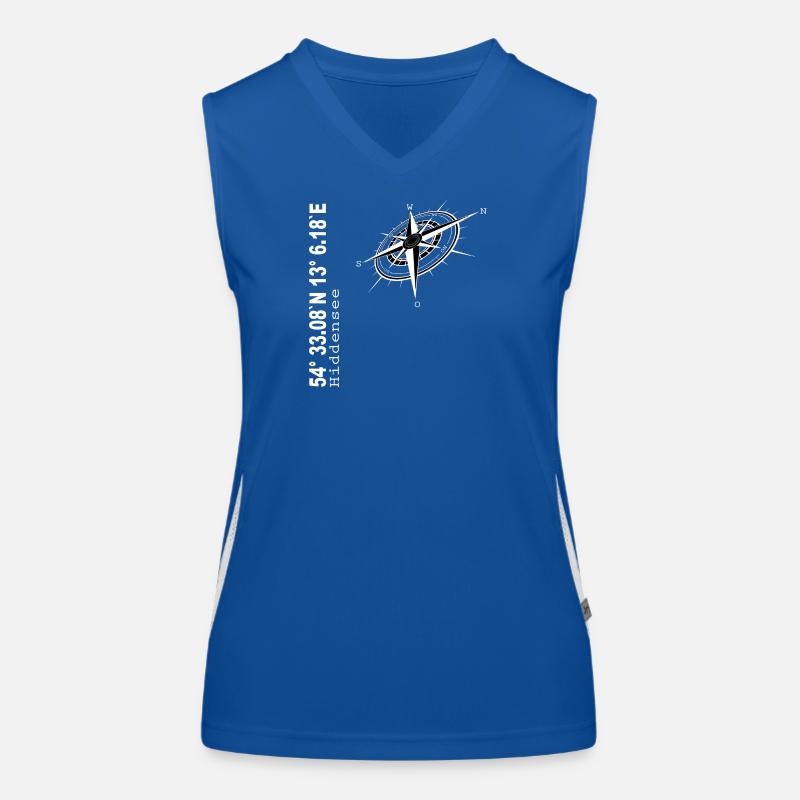 Hiddensee Funktionelles Kontrast-Tank Top für Frauen