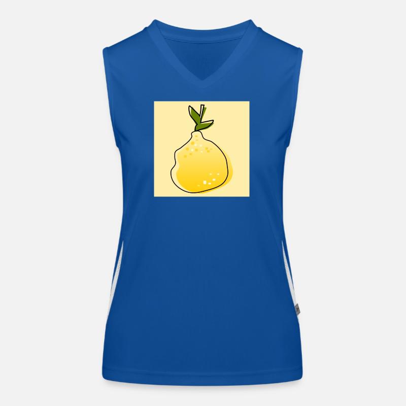 Zitrone Funktionelles Kontrast-Tank Top für Frauen