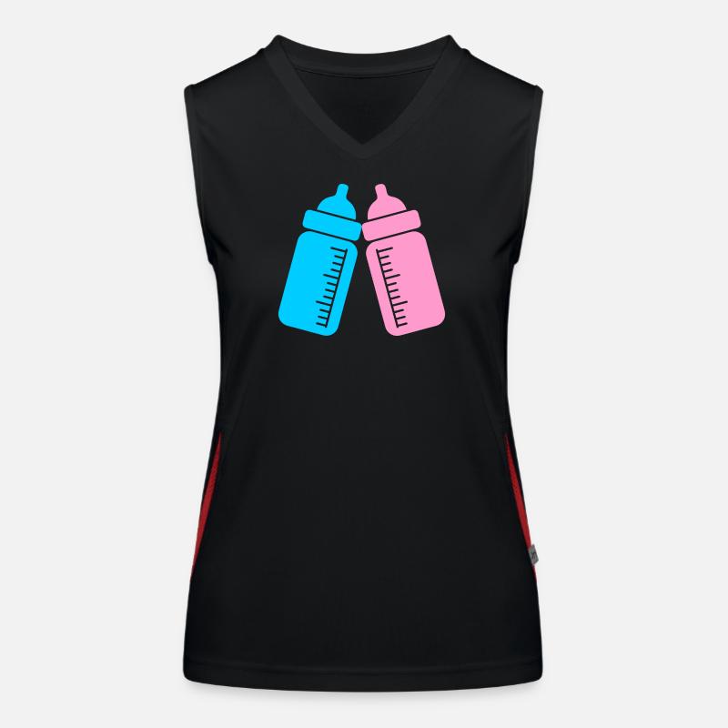 Baby bottles Women's Functional Contrast Tank Top