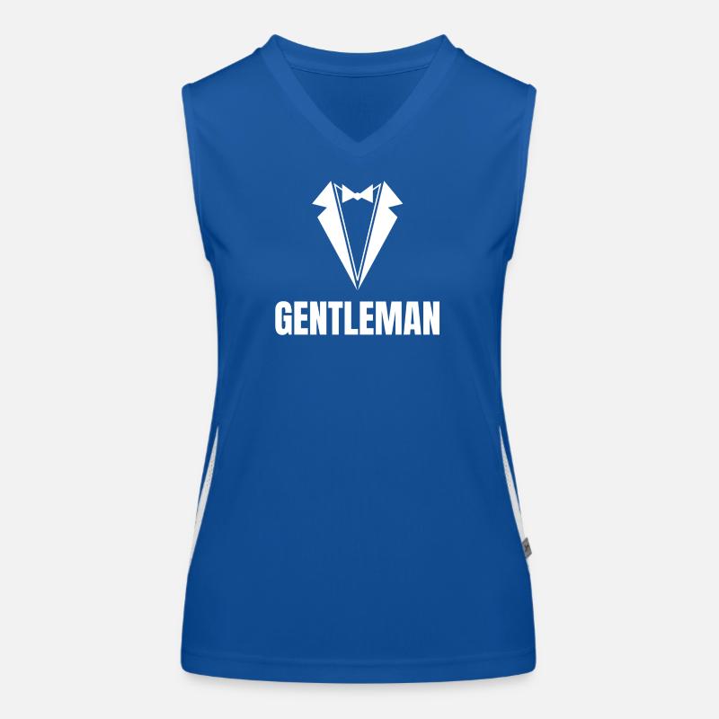 Gentleman, Classy, Bachelorette Stag Women's Functional Contrast Tank Top
