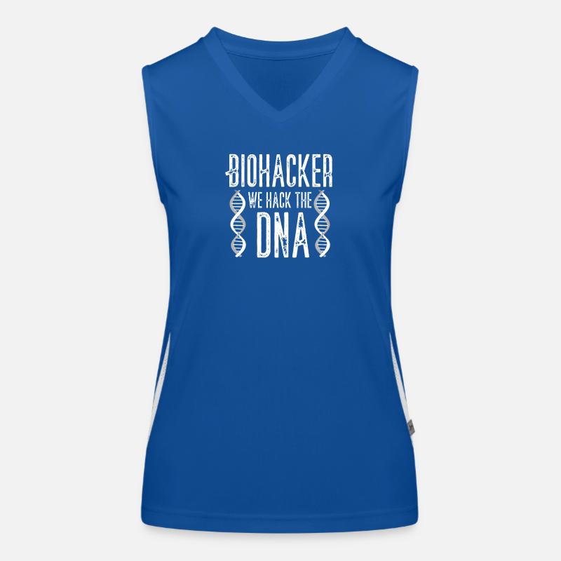 Biohacker we hack the DNA Women's Functional Contrast Tank Top