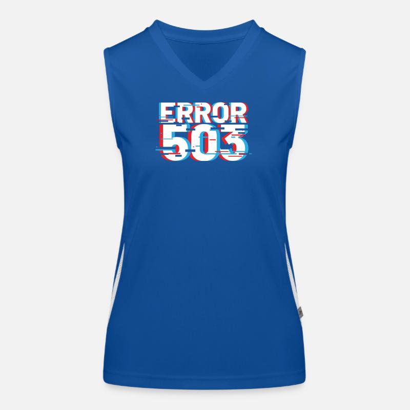 Error 503 Glitch Women's Functional Contrast Tank Top