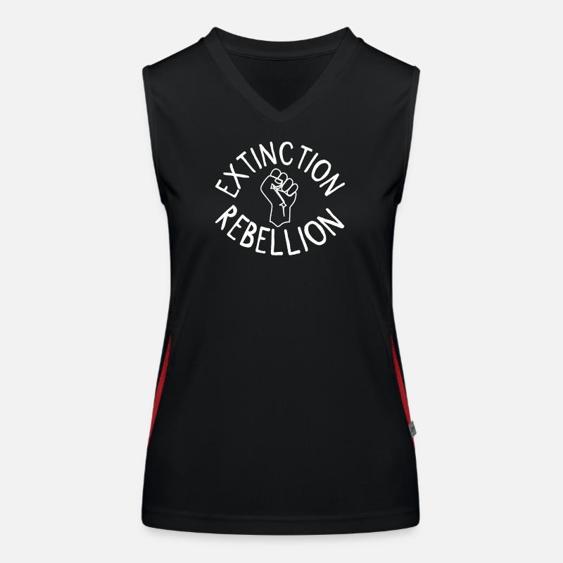 Extinction Rebellion Faust Women's Functional Contrast Tank Top