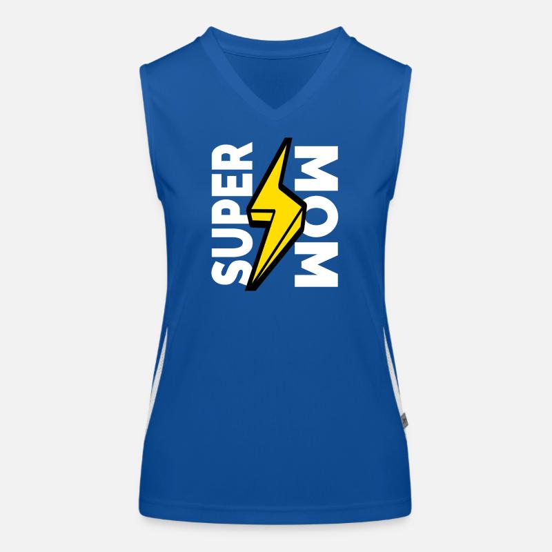 Super Mama glücklicher Muttertag Funktionelles Kontrast-Tank Top für Frauen