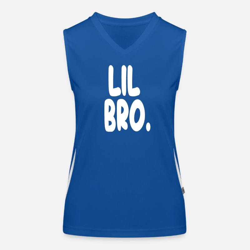 T-shirt Lil Bro Statement Débardeur respirant contrasté Femme