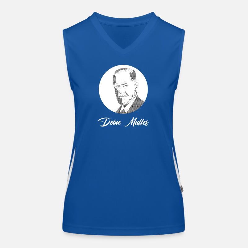 Deine Mutter Funktionelles Kontrast-Tank Top für Frauen