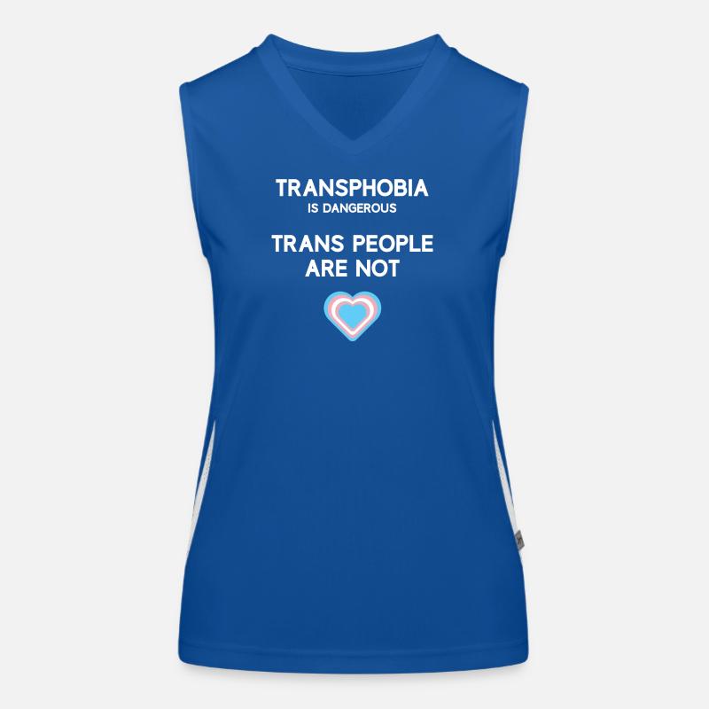 LGBT Pride Month - Trans Menschen Funktionelles Kontrast-Tank Top für Frauen