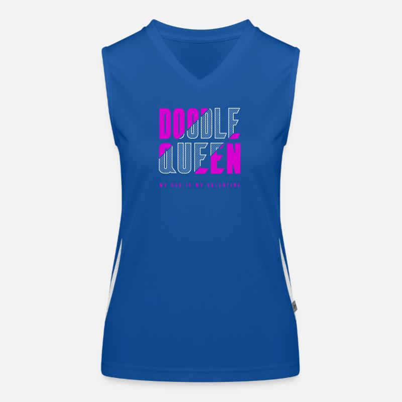 Doodle Queen Women's Functional Contrast Tank Top