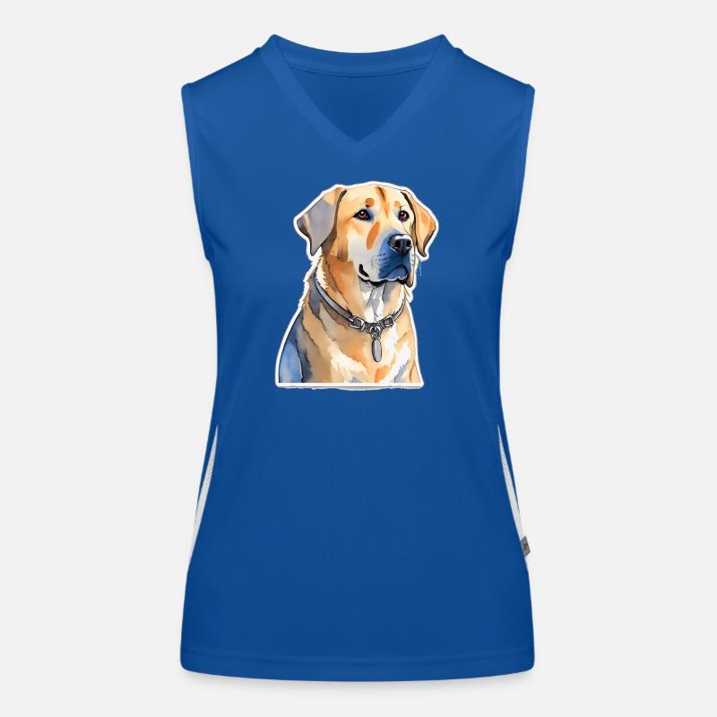 Labrador Funktionelles Kontrast-Tank Top für Frauen