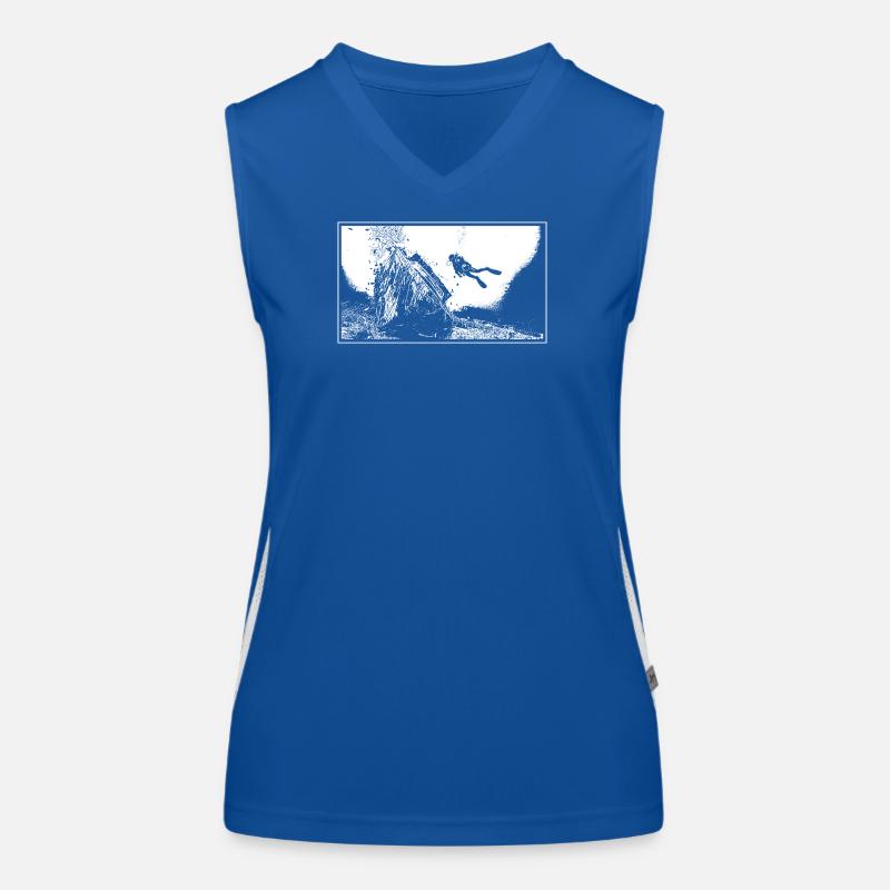 The wreck Women's Functional Contrast Tank Top