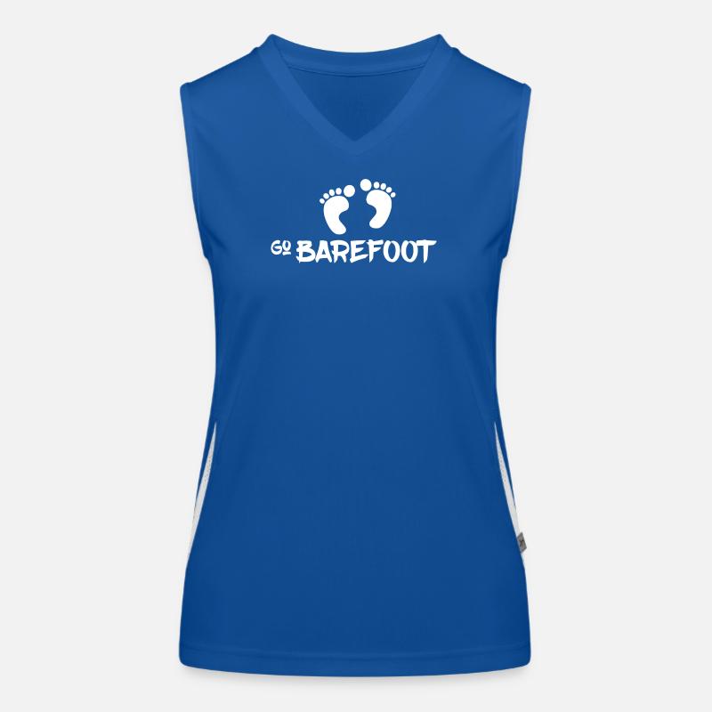 Go Barefoot - Barefoot Running Women's Functional Contrast Tank Top