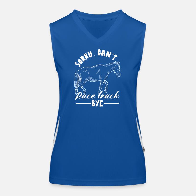Pferde Design Funktionelles Kontrast-Tank Top für Frauen