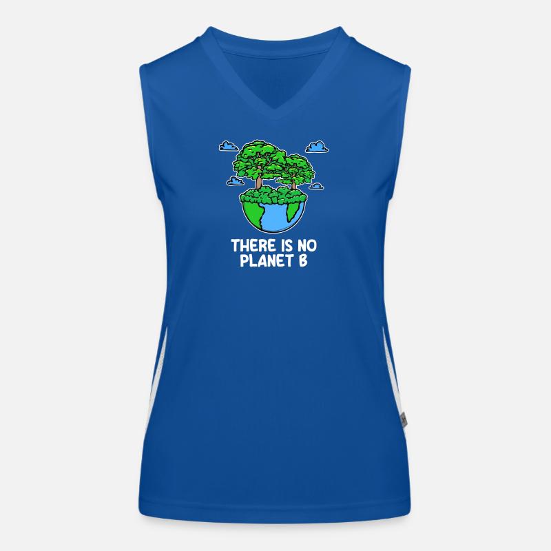 Mutter Erde Planet Statement Baum Naturschutz Funktionelles Kontrast-Tank Top für Frauen