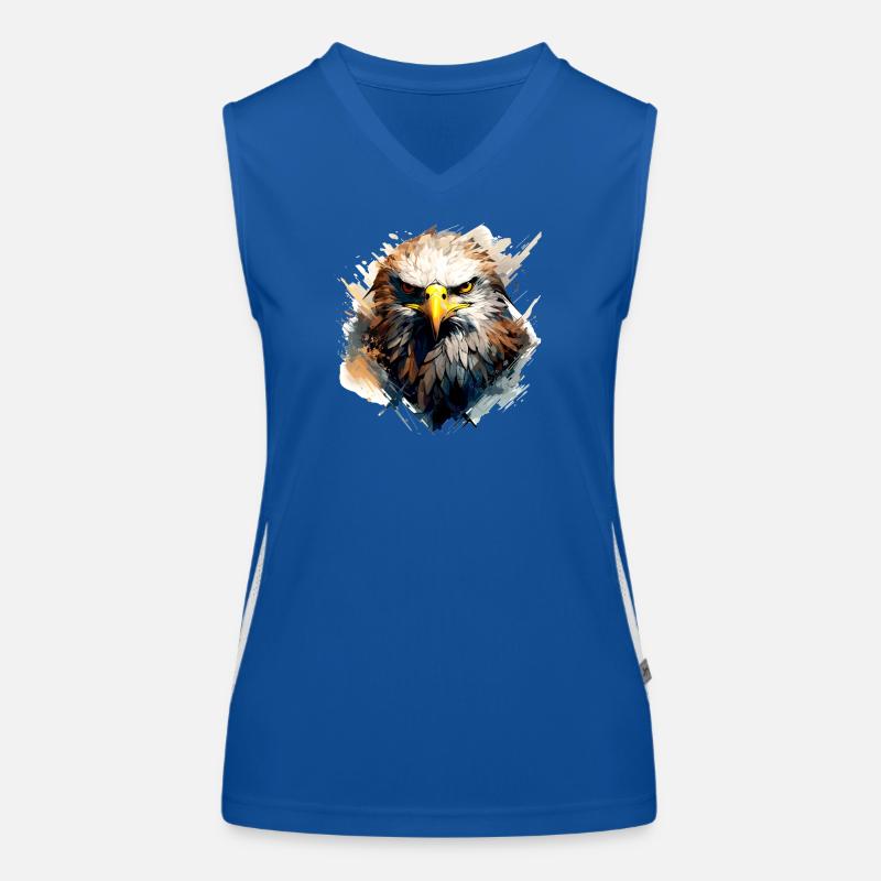Golden Eagle Eagle Falconer Hunter Wilderness White-tailed Eagle Women's Functional Contrast Tank Top