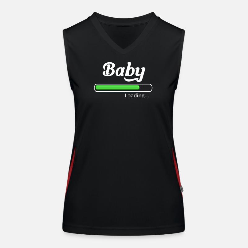 Baby loading. Débardeur respirant contrasté Femme