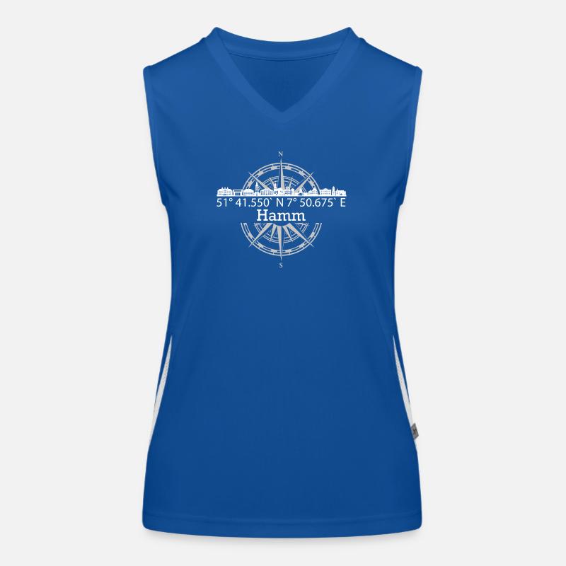 Skyline Hamm Funktionelles Kontrast-Tank Top für Frauen