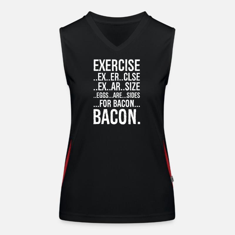 Bacon d’exercice Débardeur respirant contrasté Femme
