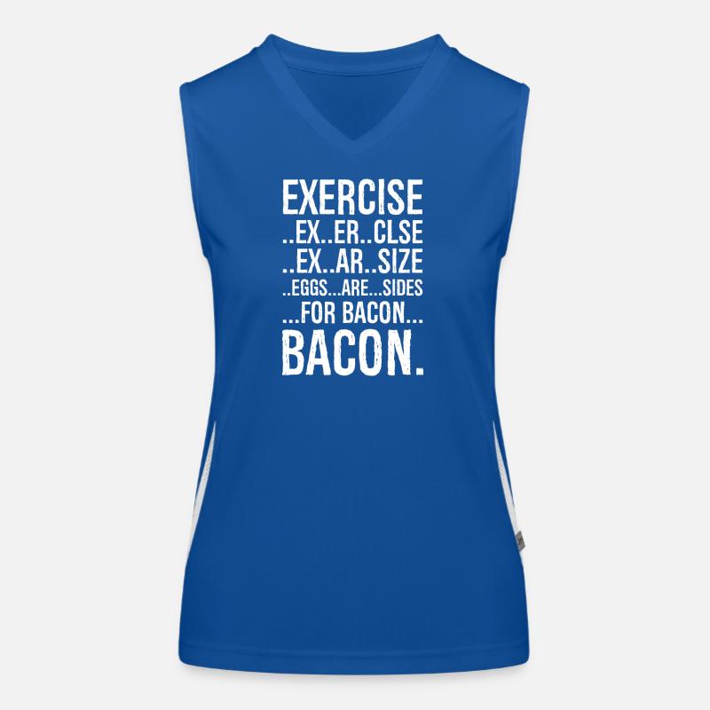 Bacon d’exercice Débardeur respirant contrasté Femme