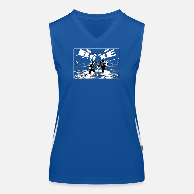 Boxen Funktionelles Kontrast-Tank Top für Frauen