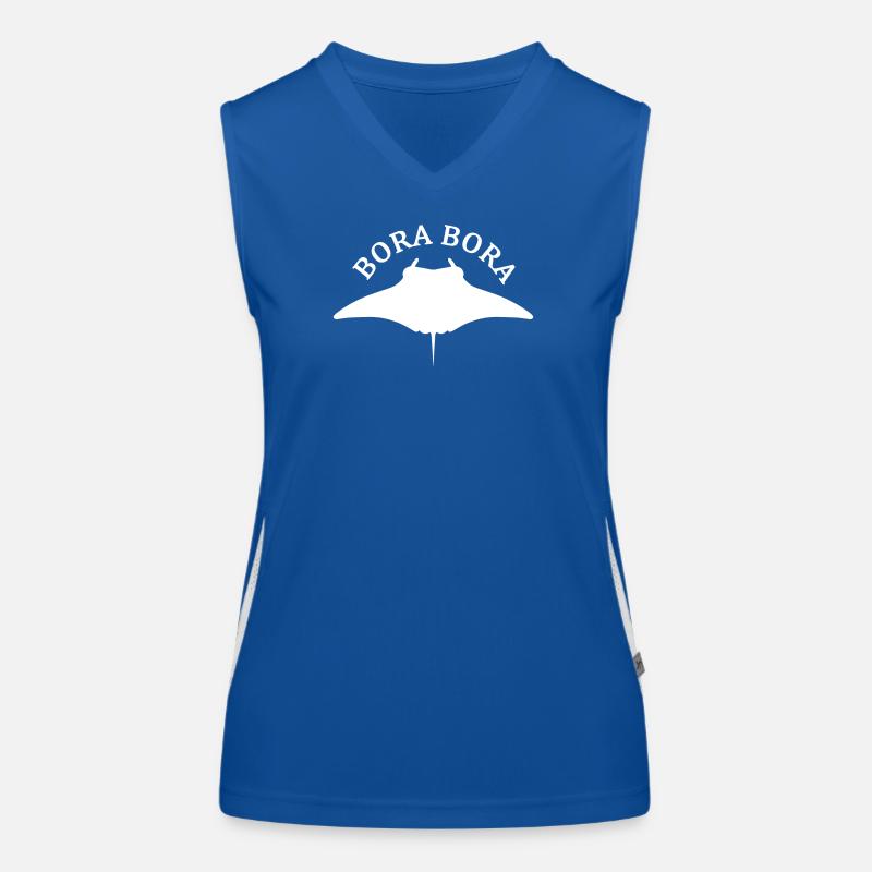 Mantarochen Bora Bora Funktionelles Kontrast-Tank Top für Frauen
